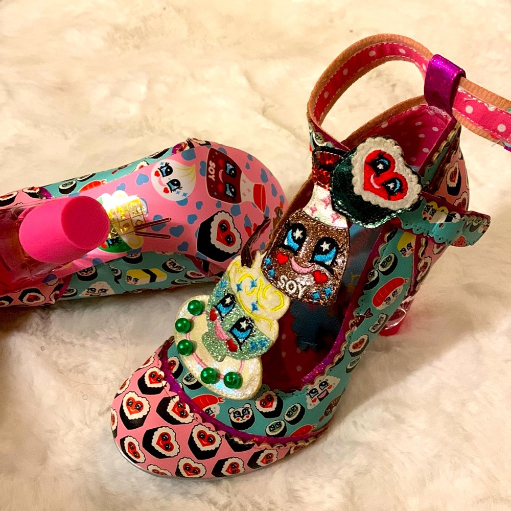 BENTO BABY Pink Irregular Choice Heels
